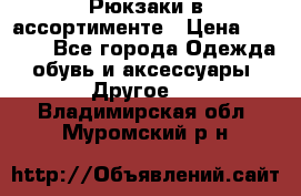 Рюкзаки в ассортименте › Цена ­ 3 500 - Все города Одежда, обувь и аксессуары » Другое   . Владимирская обл.,Муромский р-н